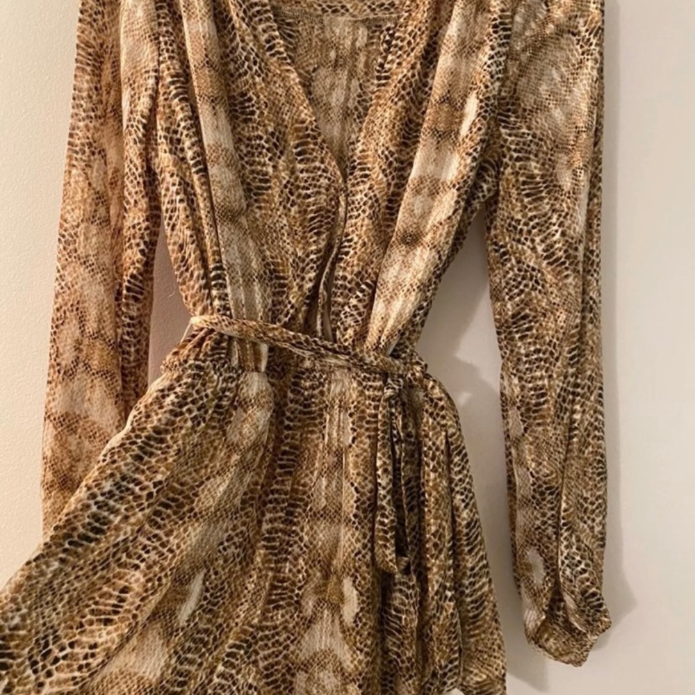 Animal print romper